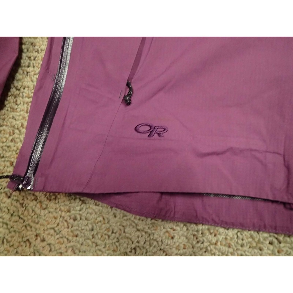 Outdoor Research Rain Jacket Womens Small Purple Excellent Pertex Shield Shell - Picture 4 of 12